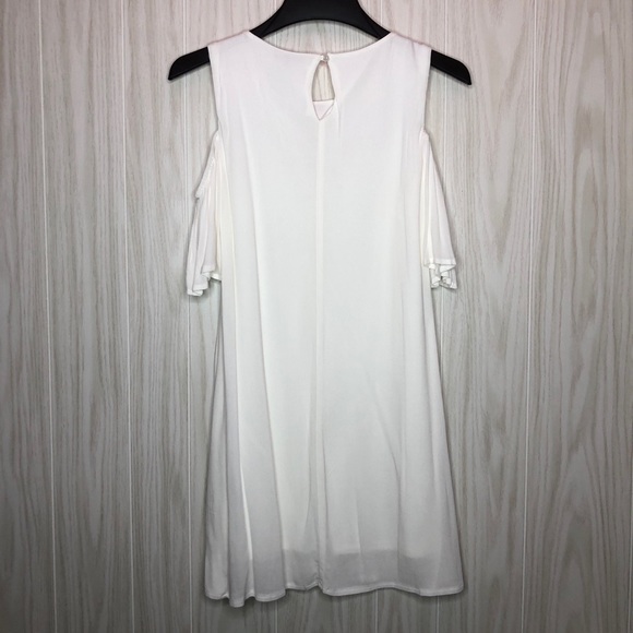 Lily Rose Embroidered Cold Shoulder Dress - Picture 4 of 4